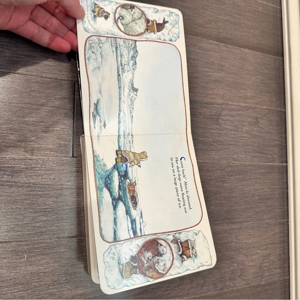 The Three Snow Bears Board Book by Jan Brett Kids Toddlers